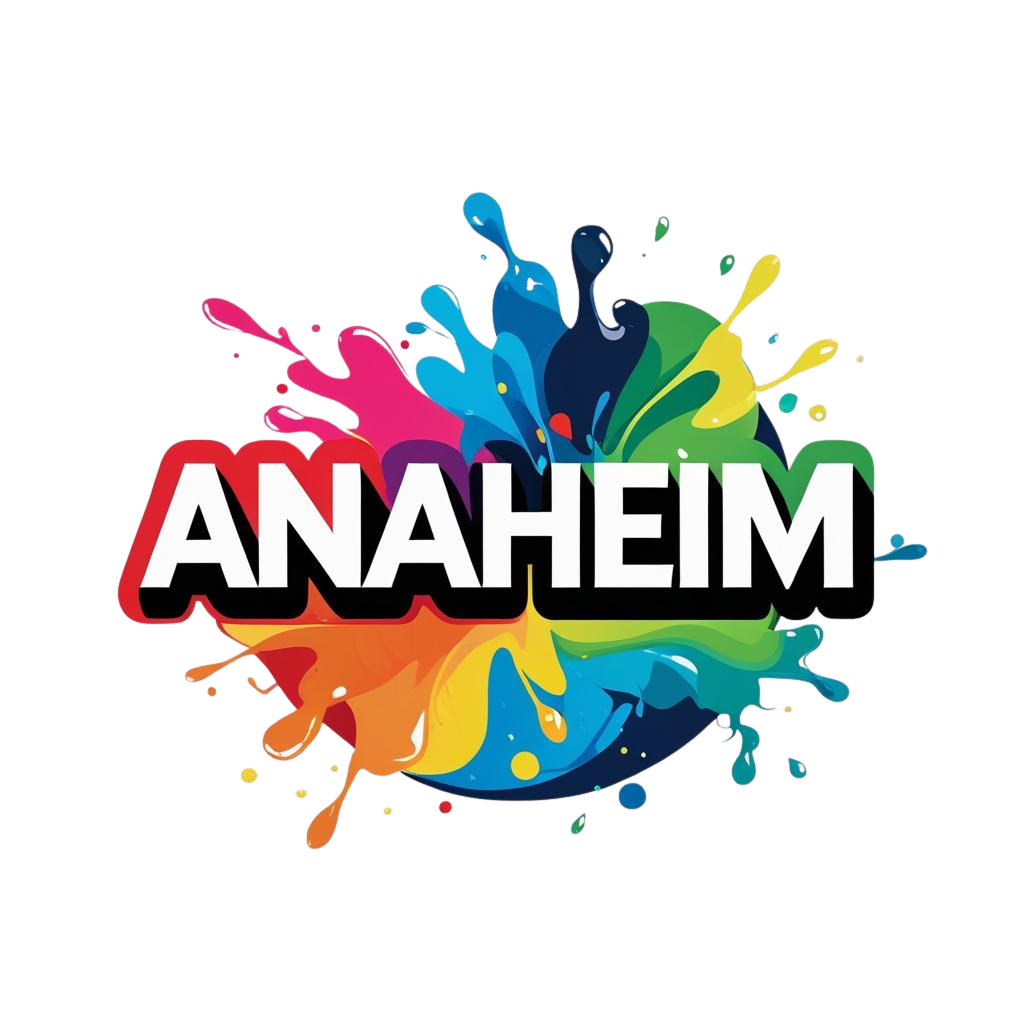 dynamic splash logo for anaheim city